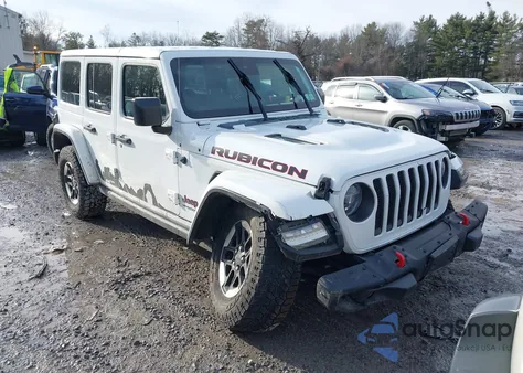 2021 Jeep Wrangler Unlimited Rubicon из США, поврежденный, VIN 1C4HJXFN3MW555913